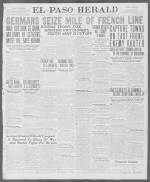 Primary view of object titled 'El Paso Herald (El Paso, Tex.), Ed. 1, Thursday, July 26, 1917'.