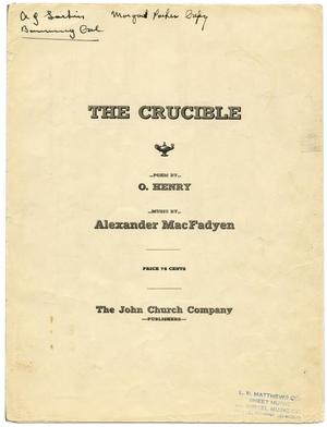 Primary view of object titled 'The Crucible'.