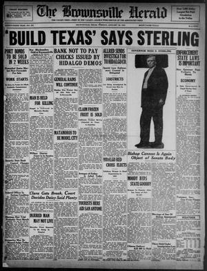Primary view of object titled 'The Brownsville Herald (Brownsville, Tex.), Vol. 39, No. 201, Ed. 1 Tuesday, January 20, 1931'.