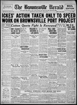 Primary view of object titled 'The Brownsville Herald (Brownsville, Tex.), Vol. 42, No. 308, Ed. 1 Saturday, June 23, 1934'.