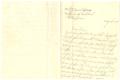 Letter: [Letter and envelope:  From parolee/inmate to T. N. Carswell - August…