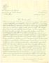 Letter: [Letter from parolee/inmate to T. N. Carswell - March 25, 1954]