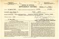 Thumbnail image of item number 1 in: '[Civil Service Commission Notice of Official Efficiency Rating for T. N. Carswell - May 12, 1945]'.