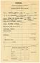 Primary view of [Overtime - Selective Service System Application for Leave for T. N. Carswell - August 4, 1944]