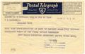 Primary view of [Telegram from Jeff Davis to T. N. Carswell - March 19, 1941]