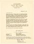 Letter: [Form letter from Major Thos. N. Carswell to Major Earp - September 2…
