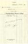 Primary view of [Fee statement from Randolph-Macon Woman's College to T. N. Carswell - November 8, 1941]