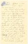 Thumbnail image of item number 1 in: '[Letter from Ashley Carswell to T. N. Carswell - September 13, 1944]'.