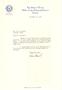 Primary view of [Letter from Price Daniel to T. N. Carswell - November 13, 1952]