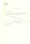 Primary view of [Letter and Statement:  From Wright Morrow to T. N. Carswell - October 15, 1956]