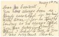 Letter: [Letter from Bessie H. Radford to T. N. Carswell]