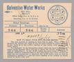 Thumbnail image of item number 1 in: 'Galveston Water Works Monthly Statement (2524 O 1/2): January 1948'.