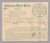 Primary view of Galveston Water Works Monthly Statement (2504 O 1/2): March 1948