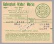 Text: Galveston Water Works Monthly Statement (2504 O 1/2): February 1950