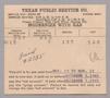 Primary view of Texas Public Service Co. Monthly Statement (20-45-1): December 1948