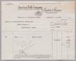 Primary view of [Invoice for Mum R. C. White Chief and Postage]