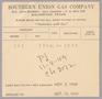 Text: Southern Union Gas Company: November, 1949