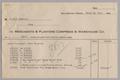 Thumbnail image of item number 1 in: '[Invoice to Merchants & Planters Compress & Warehouse Co., March 1949]'.