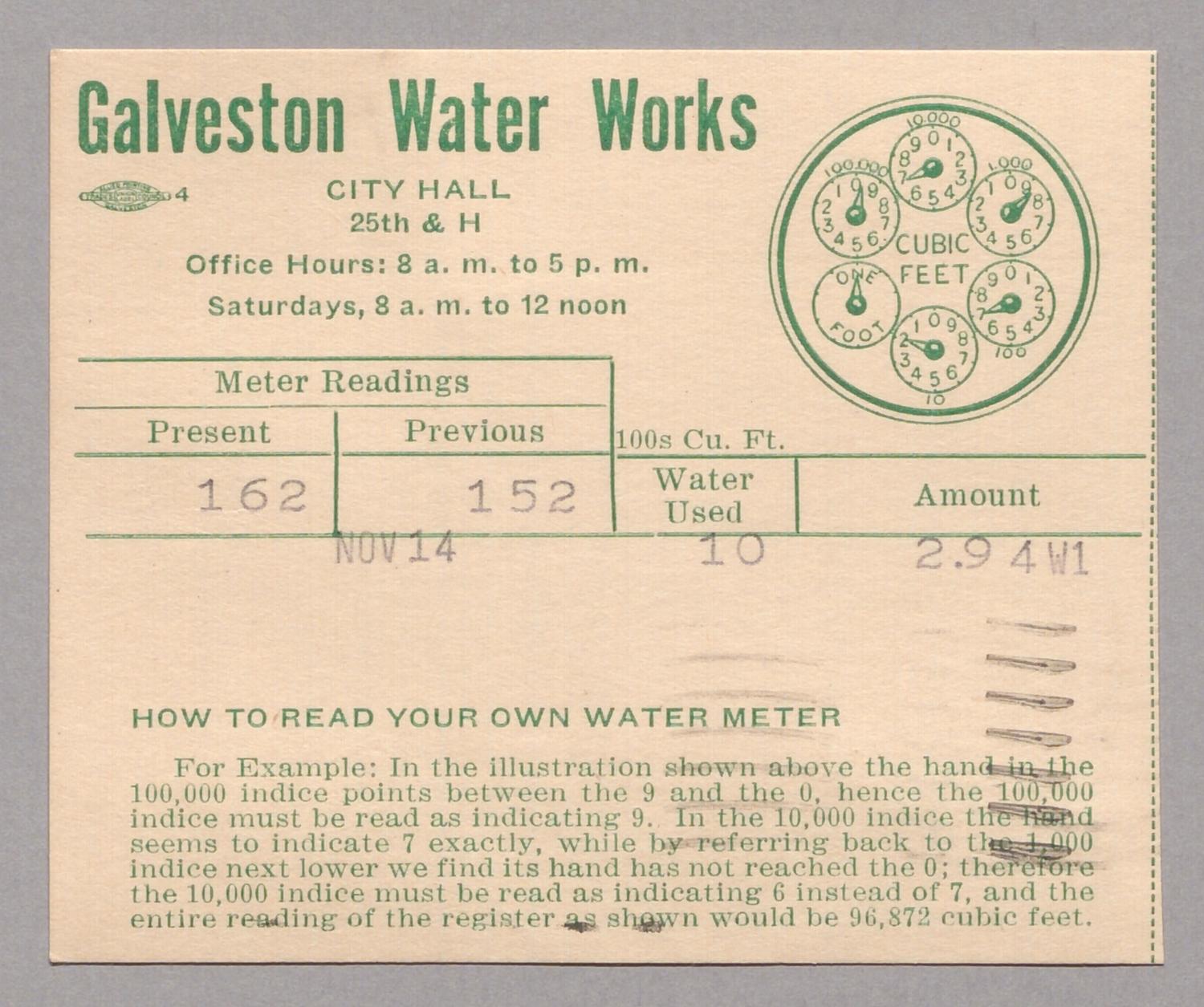 Galveston Water Works Monthly Statement (2504 O 1/2): November 1949
                                                
                                                    [Sequence #]: 3 of 4
                                                