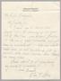 Letter: [Letter from Elsa K. Bertig to R. Lee Kempner, October 1956]