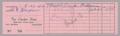 Text: [Invoice for Red and Pink Radiance Flowers, April 23, 1952]