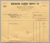 Primary view of [Invoice for Activo Bags, June 1952]