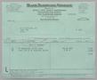 Text: [Invoice for Water Hose and Machine Bolts, June 1952]