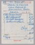 Text: [Invoice for Charge to Daniel W. Kempner, February 1952]