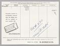 Primary view of [Invoice for Balance Due to B. Altman & Co., November 1957]