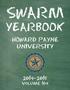 Primary view of The Swarm, Yearbook of Howard Payne University, 2014-2015