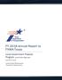 Report: Fiscal year 2018 Annual Report to  Federal Highway Administration - T…