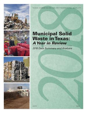 Primary view of object titled 'Municipal Solid Waste in Texas: A Year In Review, 2018'.