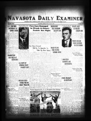 Primary view of object titled 'Navasota Daily Examiner (Navasota, Tex.), Vol. 33, No. 194, Ed. 1 Monday, September 29, 1930'.