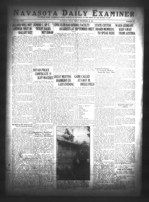 Primary view of object titled 'Navasota Daily Examiner (Navasota, Tex.), Vol. 36, No. 193, Ed. 1 Friday, September 28, 1934'.