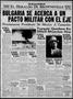 Thumbnail image of item number 1 in: 'El Heraldo De Brownsville (Brownsville, Tex.), Vol. 49, No. 86, Ed. 1 Saturday, September 28, 1940'.