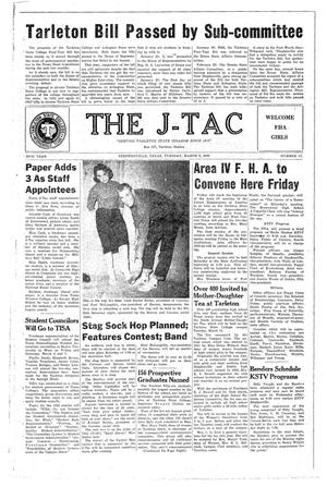Primary view of The J-TAC (Stephenville, Tex.), Vol. 38, No. 17, Ed. 1 Tuesday, March 3, 1959