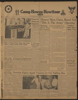 Primary view of object titled 'Camp Howze Howitzer (Camp Howze, Tex.), Vol. 2, No. 8, Ed. 1 Friday, October 8, 1943'.