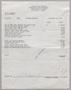 Text: [Invoice for Multiple Repairs in Cadillac Car, November 19, 1952]