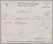 Text: [Invoice for Turpentine and Linseed Oil, February 1952]