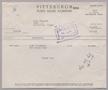 Text: [Invoice for Ironhide Red Metal Roof, February 1952]
