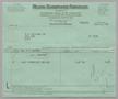 Text: [Invoice for Warehouse Brooms, August 1955]