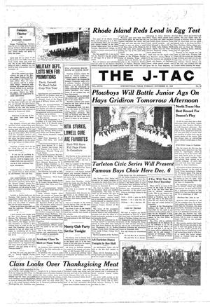 Primary view of The J-TAC (Stephenville, Tex.), Vol. 27, No. 13, Ed. 1 Tuesday, November 26, 1946