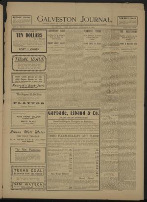 Primary view of object titled 'Galveston Journal. (Galveston, Tex.), Vol. 6, No. 27, Ed. 1 Saturday, December 12, 1903'.