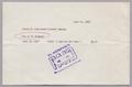 Text: [Invoice for 21 Inch Wide Rollers, June 14, 1952]