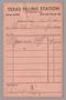 Text: [Invoice for 15 Gallon of Gasoline, December 15, 1951]