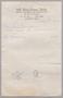 Primary view of [Invoice for Cleaning Clothes, June 1, 1952]