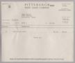 Text: [Invoice from Pittsburgh Plate Glass Company: June 19, 1953]