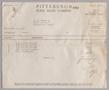 Text: [Invoice for Pittsburgh Plate Glass Company: April 15, 1953]