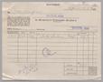 Primary view of [Account Statement for Railway Express Agency, April 1, 1953]