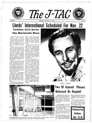 Primary view of The J-TAC (Stephenville, Tex.), Vol. 52, No. 11, Ed. 1 Wednesday, November 17, 1971